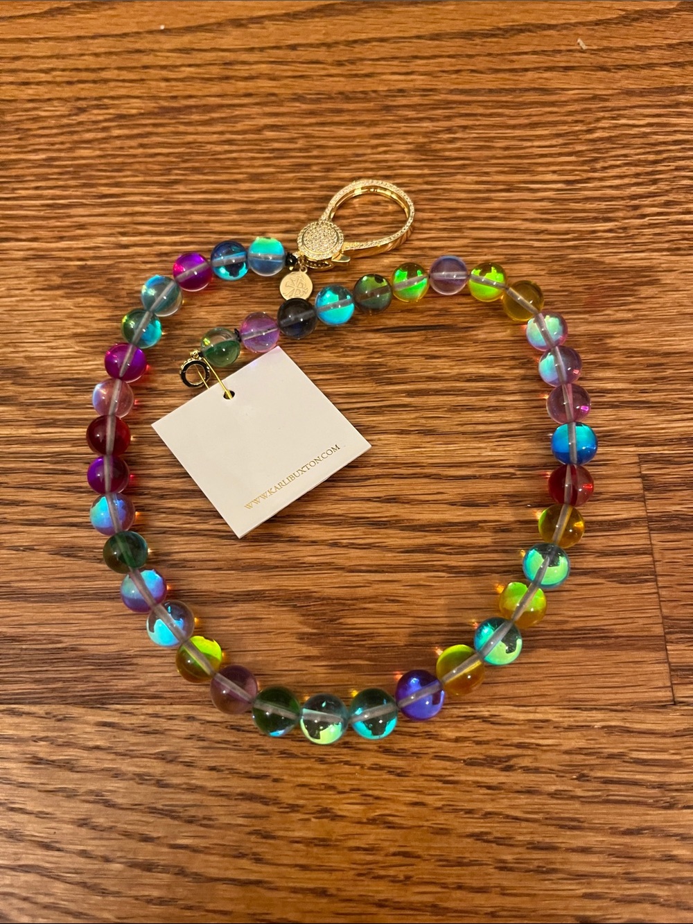 Karli Buxton Multicolor Glass Bead Chocker Necklace - Picture 2 of 5